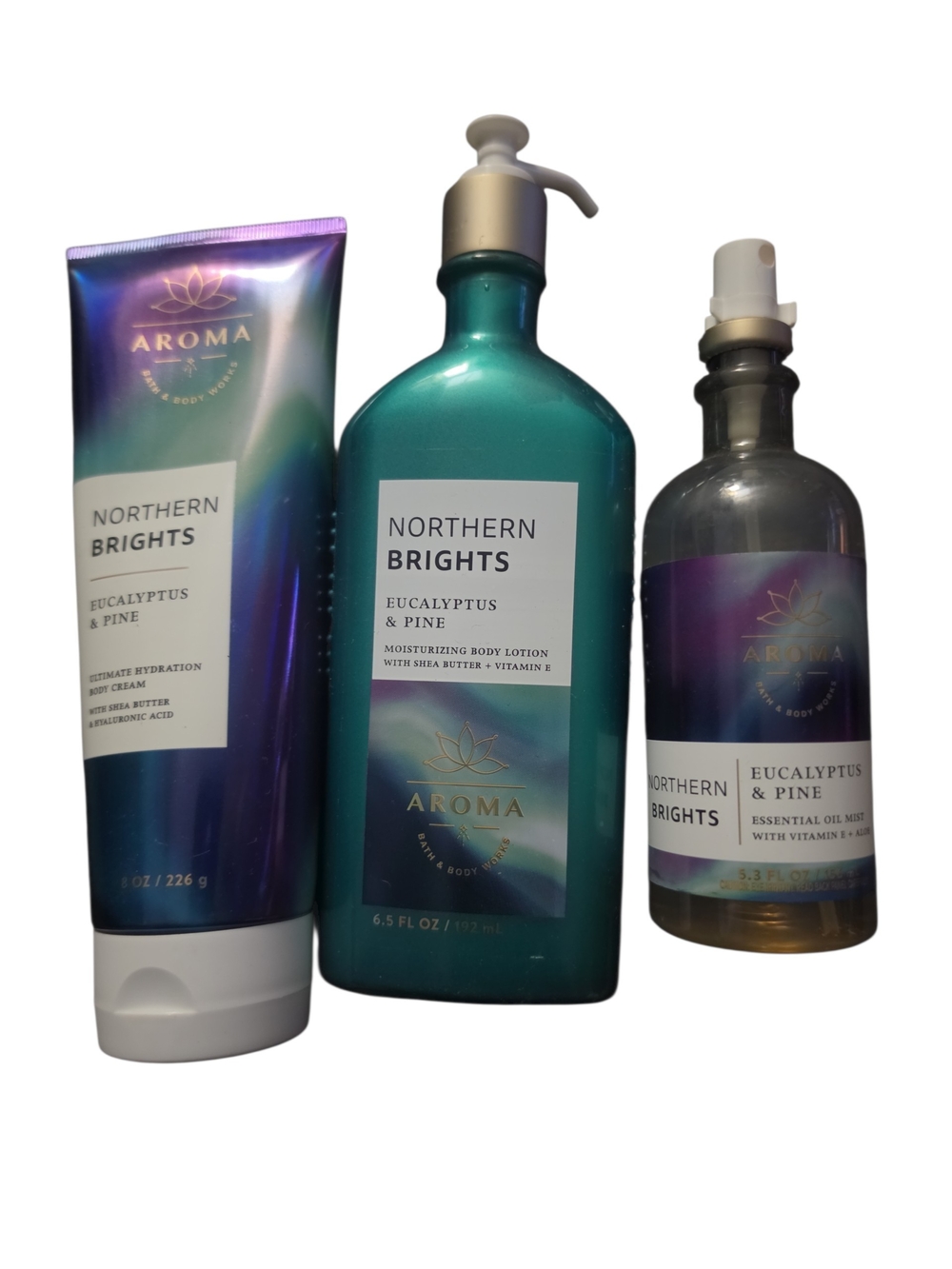Northern Brights Eucalyptus & Pine Bath And Body Works Bundle. Never Used . New